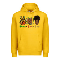 Lemon peace love locs Premium Hoodie - texasbilliewilder