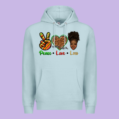 Peace Love Locs Premium Hoodie Designed By Texasbilliewilder