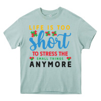 Arona life is too to stress the small things anymo Heavy Core Tee - CowhideDigitalArt