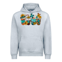 Heather Grey cross coffee cups Urban Hoodie - texasbilliewilder