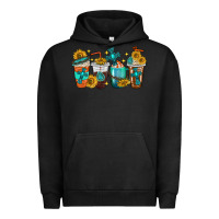 Pigment Black cross coffee cups Urban Hoodie - texasbilliewilder