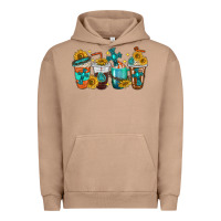 Pigment Burro cross coffee cups Urban Hoodie - texasbilliewilder