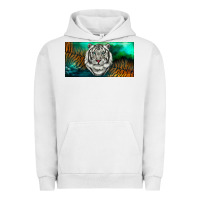 Pigment Lunar Rock white tiger forest license plate Urban Hoodie - RanaPortraitStore