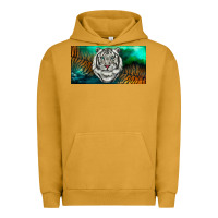 Pigment Peanut Butter white tiger forest license plate Urban Hoodie - RanaPortraitStore