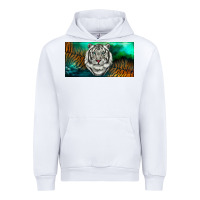 White white tiger forest license plate Urban Hoodie - RanaPortraitStore