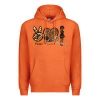 Carrot peace love melanin Premium Hoodie - texasbilliewilder