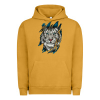 Pigment Peanut Butter White Tiger Scratch Mark Urban Hoodie - RanaPortraitStore