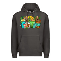 Smoke bear coffee cups Premium Hoodie - Zillion Design Studio
