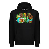 Black bear coffee cups Premium Hoodie - Zillion Design Studio