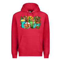 Cardinal bear coffee cups Premium Hoodie - Zillion Design Studio