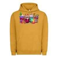 Pigment Peanut Butter dia de los muertos coffee cups Urban Hoodie - texasbilliewilder