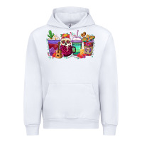 White dia de los muertos coffee cups Urban Hoodie - texasbilliewilder