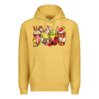Antique Gold baseball and softball coffee cups Premium Hoodie - Zillion Design Studio