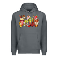 Rock baseball and softball coffee cups Premium Hoodie - Zillion Design Studio