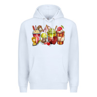 White baseball and softball coffee cups Premium Hoodie - Zillion Design Studio