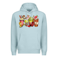 Blue Mist baseball and softball coffee cups Premium Hoodie - Zillion Design Studio