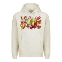 Oatmeal Heather baseball and softball coffee cups Premium Hoodie - Zillion Design Studio