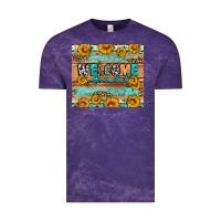 Cloud Purple Welcome fall Vintage Tee - Artiststas