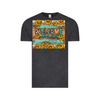 Vintage Black Welcome fall Vintage Tee - Artiststas
