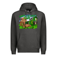 Charcoal Heather Happy st. patrick's day cattle and calfs Premium Hoodie - RanaPortraitStore
