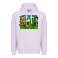 Lilac Happy st. patrick's day cattle and calfs Premium Hoodie - RanaPortraitStore