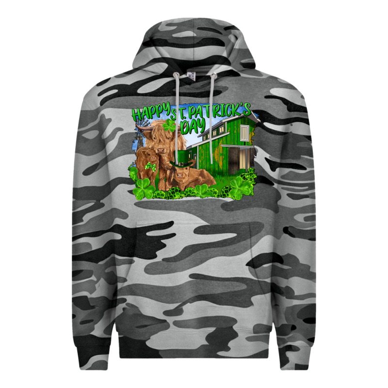 Happy St. Patrick's Day Cattle And Calfs Premium Hoodie by RanaPortraitStore | Teevron