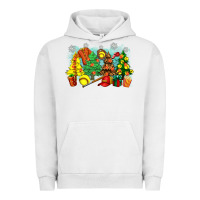 Pigment Lunar Rock christmas trees with softball Urban Hoodie - Zillion Design Studio