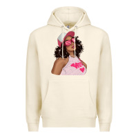 Tofu pink sunglasses afro black girl Premium Hoodie - texasbilliewilder