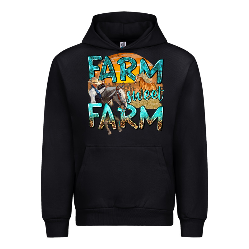 Farm Sweet Farm With Horses Urban Hoodie by texasbilliewilder | Teevron
