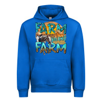 Cobalt farm sweet farm with horses Urban Hoodie - texasbilliewilder