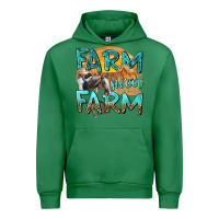 Emerald farm sweet farm with horses Urban Hoodie - texasbilliewilder