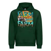 Forest Green farm sweet farm with horses Urban Hoodie - texasbilliewilder