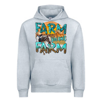 Heather Grey farm sweet farm with horses Urban Hoodie - texasbilliewilder