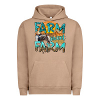 Pigment Burro farm sweet farm with horses Urban Hoodie - texasbilliewilder