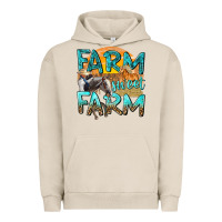 Pigment French Oak farm sweet farm with horses Urban Hoodie - texasbilliewilder