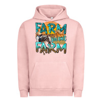 Pigment Salmon farm sweet farm with horses Urban Hoodie - texasbilliewilder