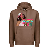 Chestnut pink sunglasses afro black girl dope mom Premium Hoodie - texasbilliewilder