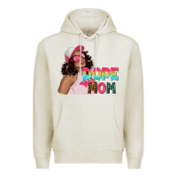 Oatmeal Heather pink sunglasses afro black girl dope mom Premium Hoodie - texasbilliewilder