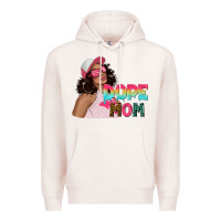 Pale Pink pink sunglasses afro black girl dope mom Premium Hoodie - texasbilliewilder