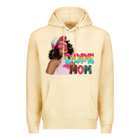 Pina Colada pink sunglasses afro black girl dope mom Premium Hoodie - texasbilliewilder