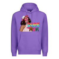 Purple pink sunglasses afro black girl dope mom Premium Hoodie - texasbilliewilder