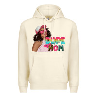 Pink Sunglasses Afro Black Girl Dope Mom Premium Hoodie | Teevron