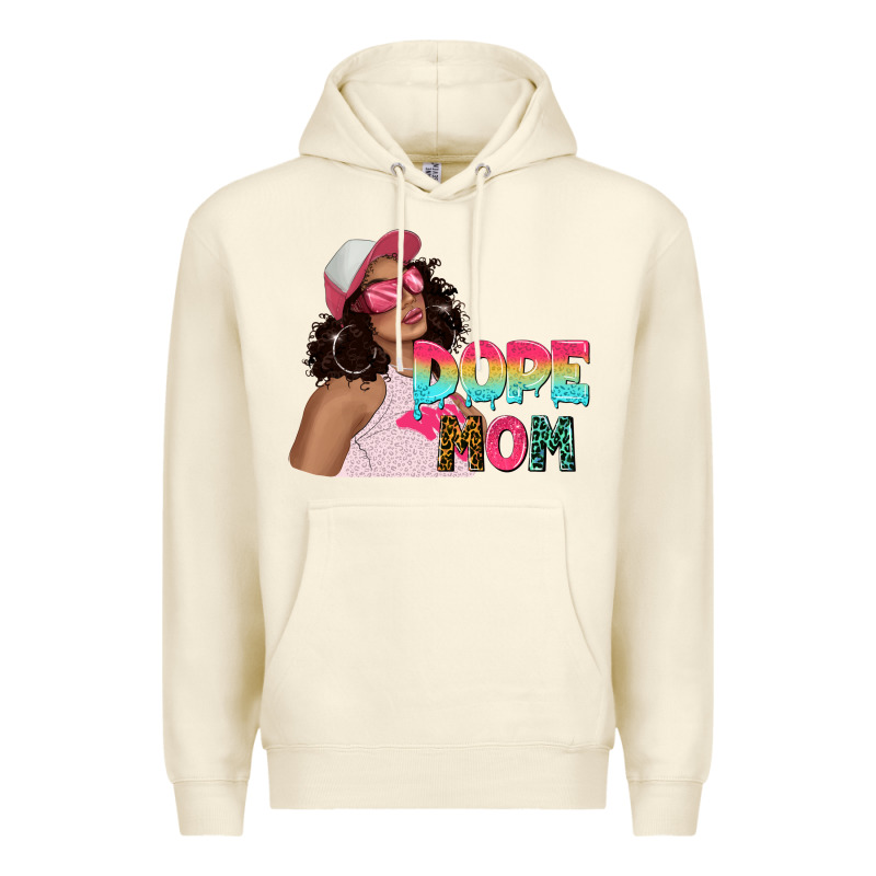 Pink Sunglasses Afro Black Girl Dope Mom Premium Hoodie by texasbilliewilder | Teevron
