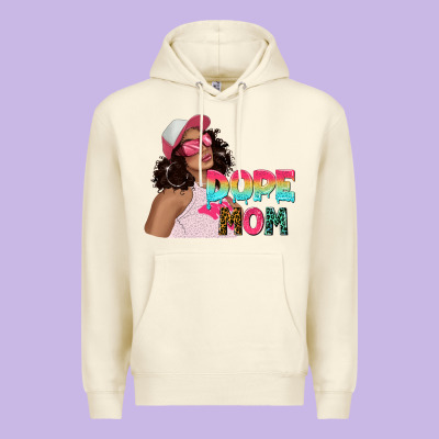 Pink Sunglasses Afro Black Girl Dope Mom Premium Hoodie Designed By Texasbilliewilder