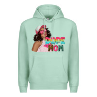 Seafoam pink sunglasses afro black girl dope mom Premium Hoodie - texasbilliewilder