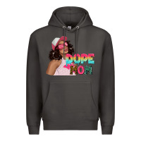Smoke pink sunglasses afro black girl dope mom Premium Hoodie - texasbilliewilder