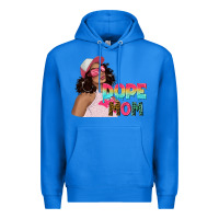True Royal pink sunglasses afro black girl dope mom Premium Hoodie - texasbilliewilder