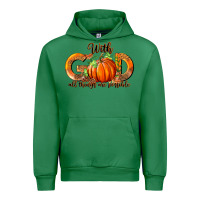 Emerald With God All Thing Are Possible Urban Hoodie - RanaPortraitStore
