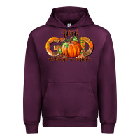 Mauve Wine With God All Thing Are Possible Urban Hoodie - RanaPortraitStore