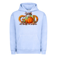 Pigment Grape Ice With God All Thing Are Possible Urban Hoodie - RanaPortraitStore